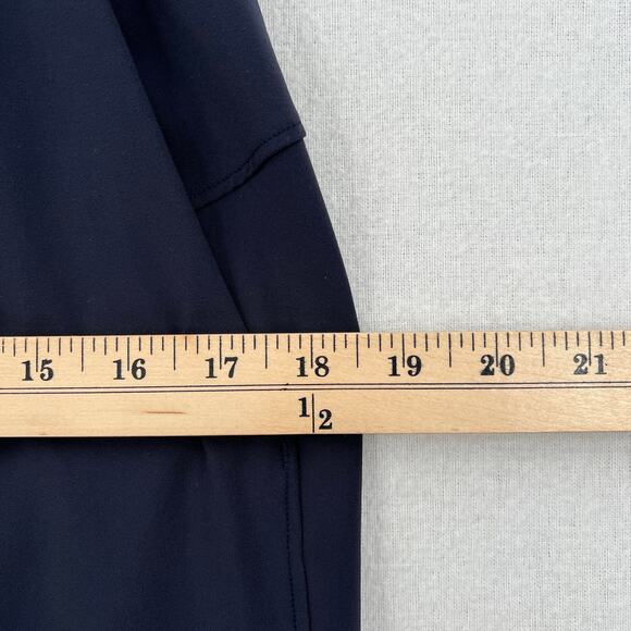 LULULEMON On The Fly Woven 27" Pants Womens 6 Dark Navy Cropped Slim Straight - Picture 8 of 14